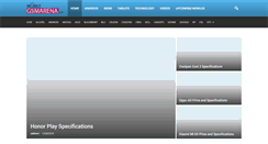 Desktop Screenshot of mobilegsmarena.com
